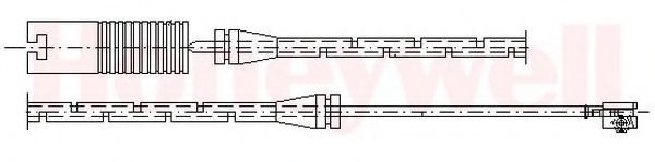 BENDIX - 581331 - Сигнализатор, износ тормозных колодок