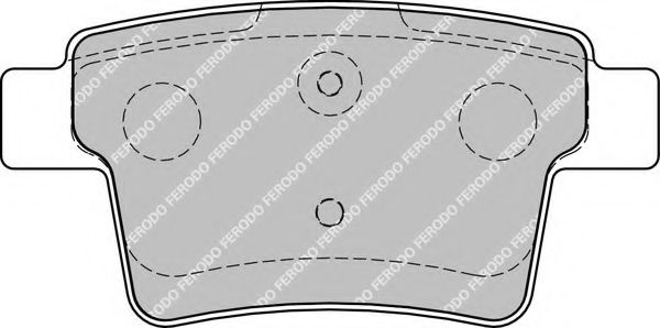 FERODO - FDB1885 - Комплект тормозных колодок, дисковый тормоз (Тормозная система)
