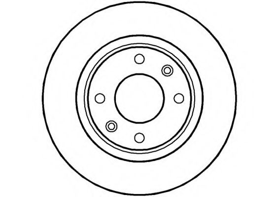 NATIONAL - NBD1118 - Тормозной диск (Тормозная система)