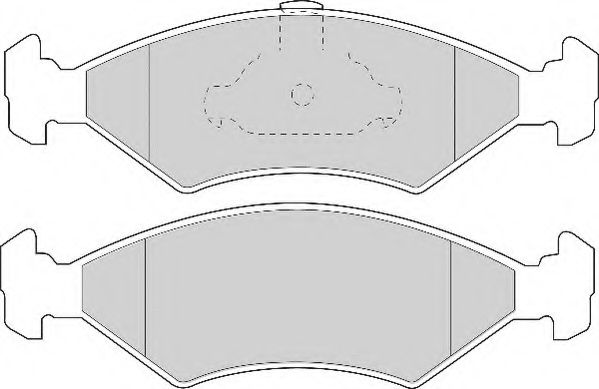 NECTO - FD6711N - Комплект тормозных колодок, дисковый тормоз (Тормозная система)