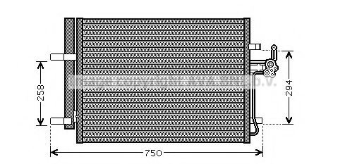 AVA QUALITY COOLING - FD5428 - Конденсатор, кондиционер