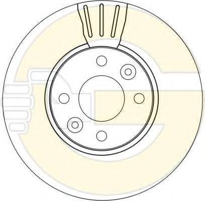 GIRLING - 6042671 - Тормозной диск (Тормозная система)