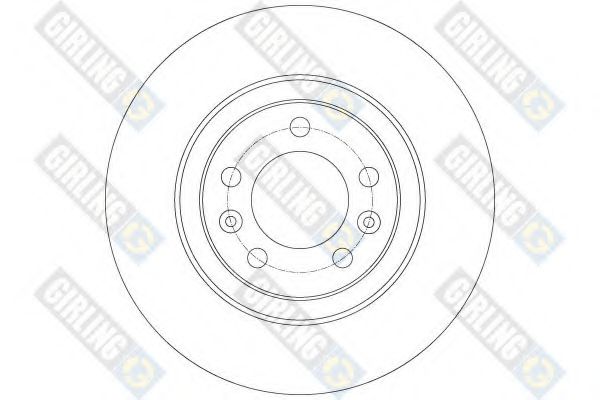 GIRLING - 6061344 - Тормозной диск (Тормозная система)