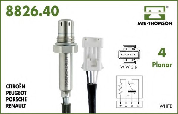 MTE-THOMSON - 8826.40.165 - Лямбда-зонд (Приготовление смеси)