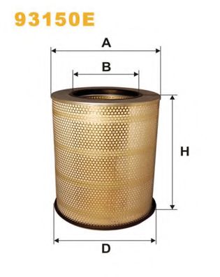 WIX FILTERS - 93150E - Воздушный фильтр (Система подачи воздуха)