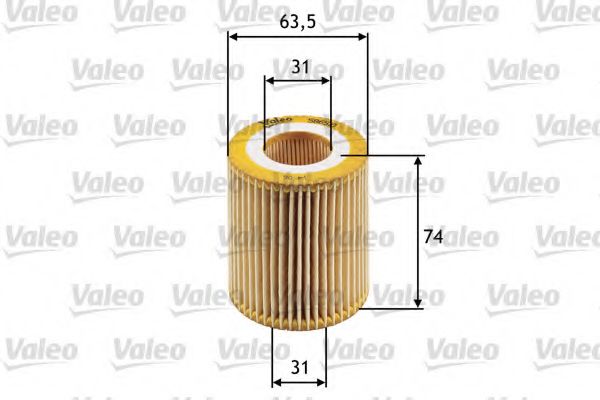 VALEO - 586510 - Масляный фильтр (Смазывание)