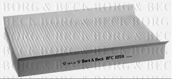 BORG & BECK - BFC1059 - Фильтр, воздух во внутренном пространстве (Отопление / вентиляция)