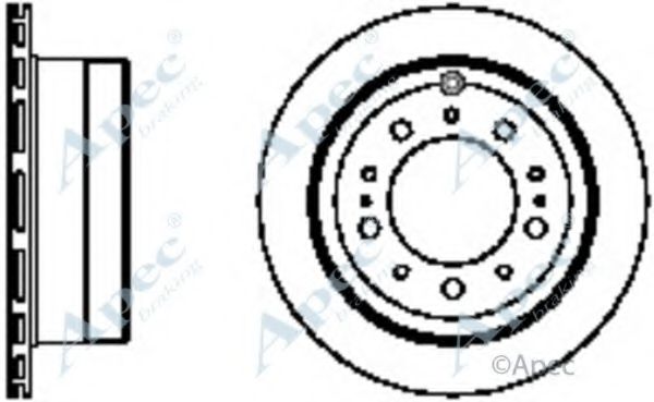 APEC BRAKING - DSK2107 - Тормозной диск (Тормозная система)