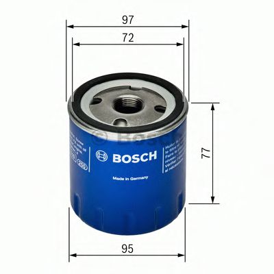 BOSCH - F 026 407 024 - Масляный фильтр (Смазывание)