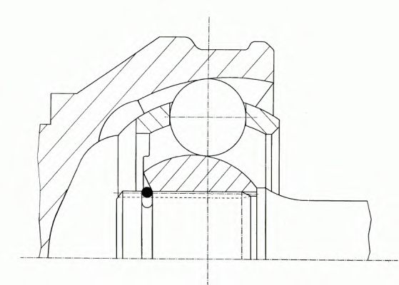 SPIDAN - 21587 - Шарнирный комплект, приводной вал