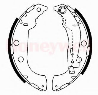 BENDIX - 362359B - Комплект тормозных колодок