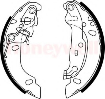 BENDIX - 362412B - Комплект тормозных колодок