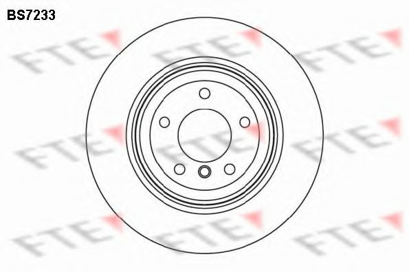 FTE - BS7233 - Тормозной диск (Тормозная система)
