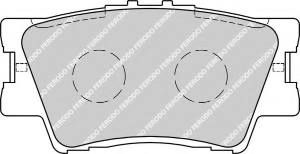 FERODO - FDB1892 - Комплект тормозных колодок, дисковый тормоз (Тормозная система)