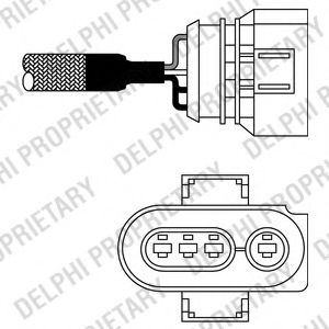 DELPHI - ES10568-12B1 - Лямбда-зонд (Приготовление смеси)