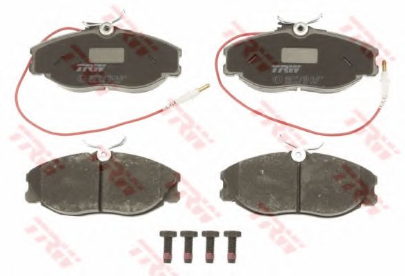 TRW - GDB1259 - Комплект тормозных колодок, дисковый тормоз (Тормозная система)