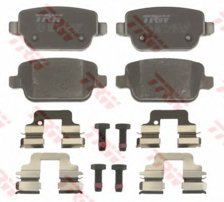 TRW - GDB1732 - Комплект тормозных колодок, дисковый тормоз (Тормозная система)