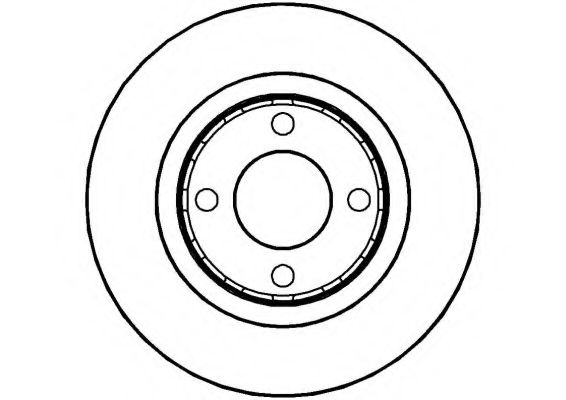 NATIONAL - NBD504 - Тормозной диск (Тормозная система)