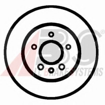 A.B.S. - 16880 - Тормозной диск (Тормозная система)
