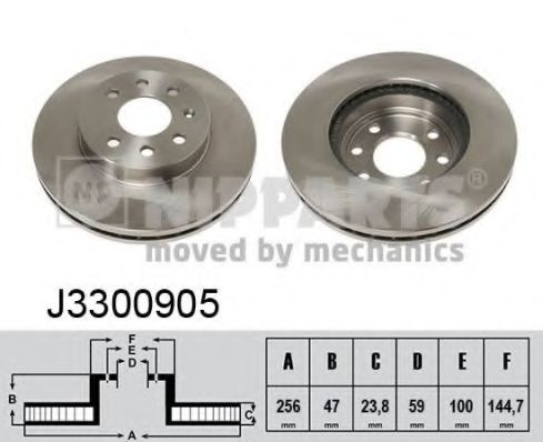 NIPPARTS - J3300905 - Тормозной диск (Тормозная система)