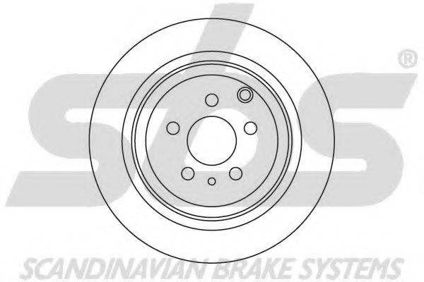 SBS - 1815209943 - Тормозной диск (Тормозная система)