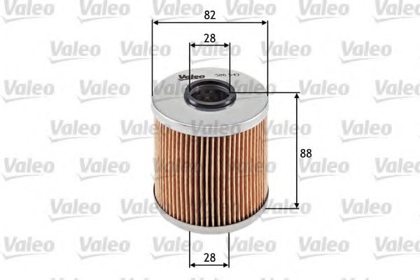 VALEO - 586543 - Масляный фильтр (Смазывание)