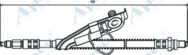 APEC BRAKING - HOS3292 - Тормозной шланг (Тормозная система)