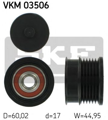 SKF - VKM 03506 - Механизм свободного хода генератора (Генератор)