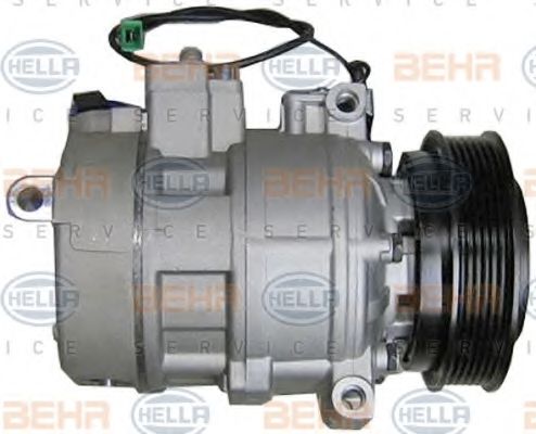 HELLA - 8FK 351 132-581 - Компрессор, кондиционер (Кондиционер)