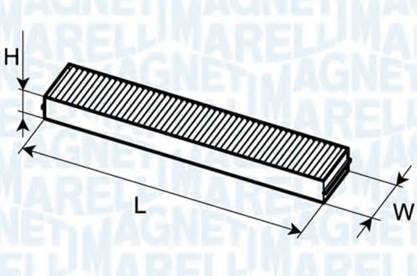 MAGNETI MARELLI - 350203061870 - Фильтр, воздух во внутренном пространстве (Отопление / вентиляция)