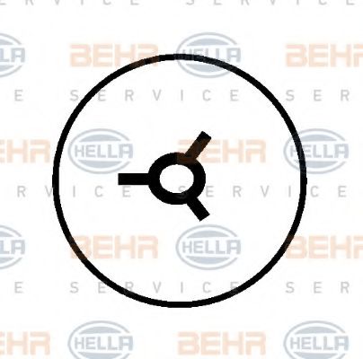 BEHR HELLA SERVICE - 8FK 351 127-901 - Компрессор, кондиционер (Кондиционер)