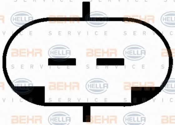 BEHR HELLA SERVICE - 8FK 351 134-591 - Компрессор, кондиционер (Кондиционер)