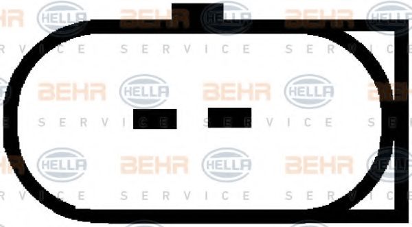 BEHR HELLA SERVICE - 8FK 351 316-641 - Компрессор, кондиционер (Кондиционер)