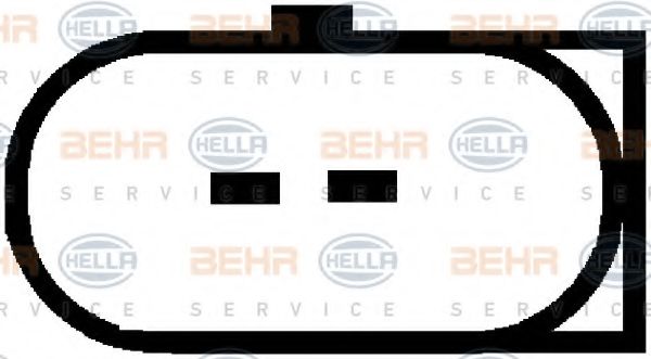 BEHR HELLA SERVICE - 8FK 351 322-741 - Компрессор, кондиционер (Кондиционер)