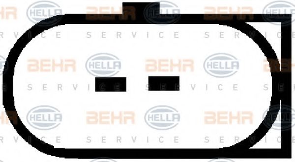 BEHR HELLA SERVICE - 8FK 351 322-811 - Компрессор, кондиционер (Кондиционер)