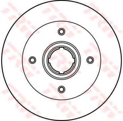 TRW - DF1985 - Тормозной диск (Тормозная система)