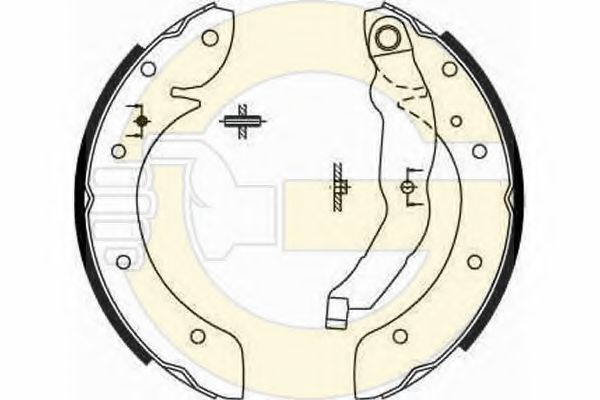 GIRLING - 5185671 - Комплект тормозных колодок (Тормозная система)
