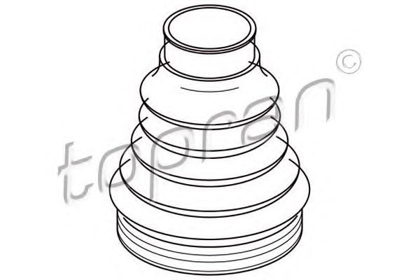 TOPRAN - 111 767 - Пыльник, приводной вал (Привод колеса)