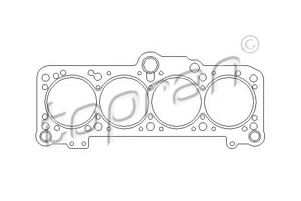 TOPRAN - 100 814 - Прокладка, головка цилиндра (Головка цилиндра)