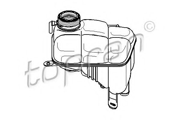 TOPRAN - 400 891 - Компенсационный бак, охлаждающая жидкость (Охлаждение)