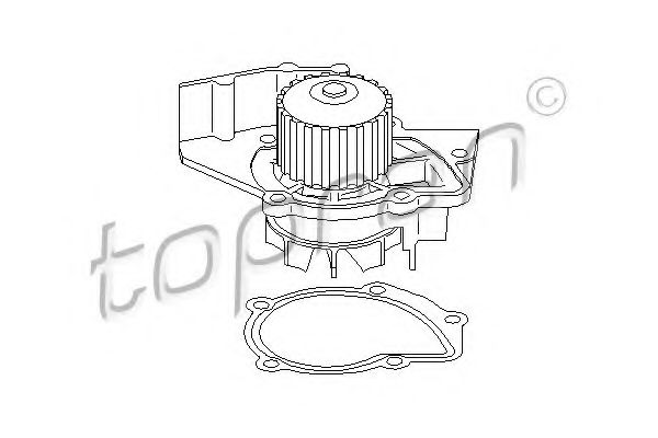 TOPRAN - 720 164 - Водяной насос (Охлаждение)