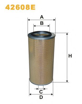 WIX FILTERS - 42608E - Воздушный фильтр (Система подачи воздуха)