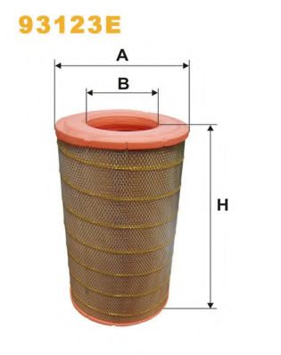 WIX FILTERS - 93123E - Воздушный фильтр (Система подачи воздуха)