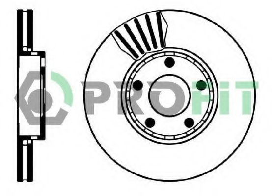 PROFIT - 5010-0320 - Тормозной диск (Тормозная система)