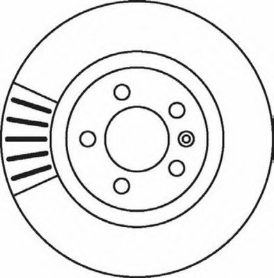 JURID - 562080JC - Тормозной диск (Тормозная система)