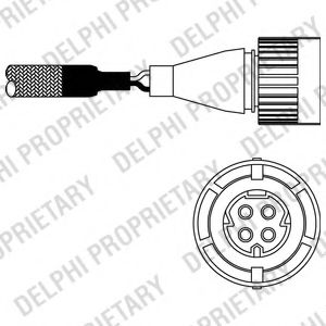 DELPHI - ES10254-12B1 - Лямбда-зонд (Приготовление смеси)