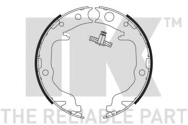 NK - 2793799 - Комплект тормозных колодок, стояночная тормозная система (Тормозная система)