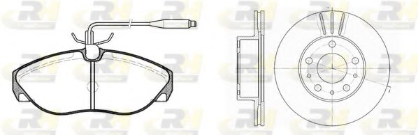 ROADHOUSE - 8486.01 - Комплект тормозов, дисковый тормозной механизм (Тормозная система)