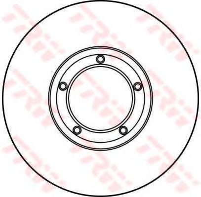 TRW - DF1619 - Тормозной диск (Тормозная система)