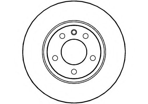 NATIONAL - NBD599 - Тормозной диск (Тормозная система)